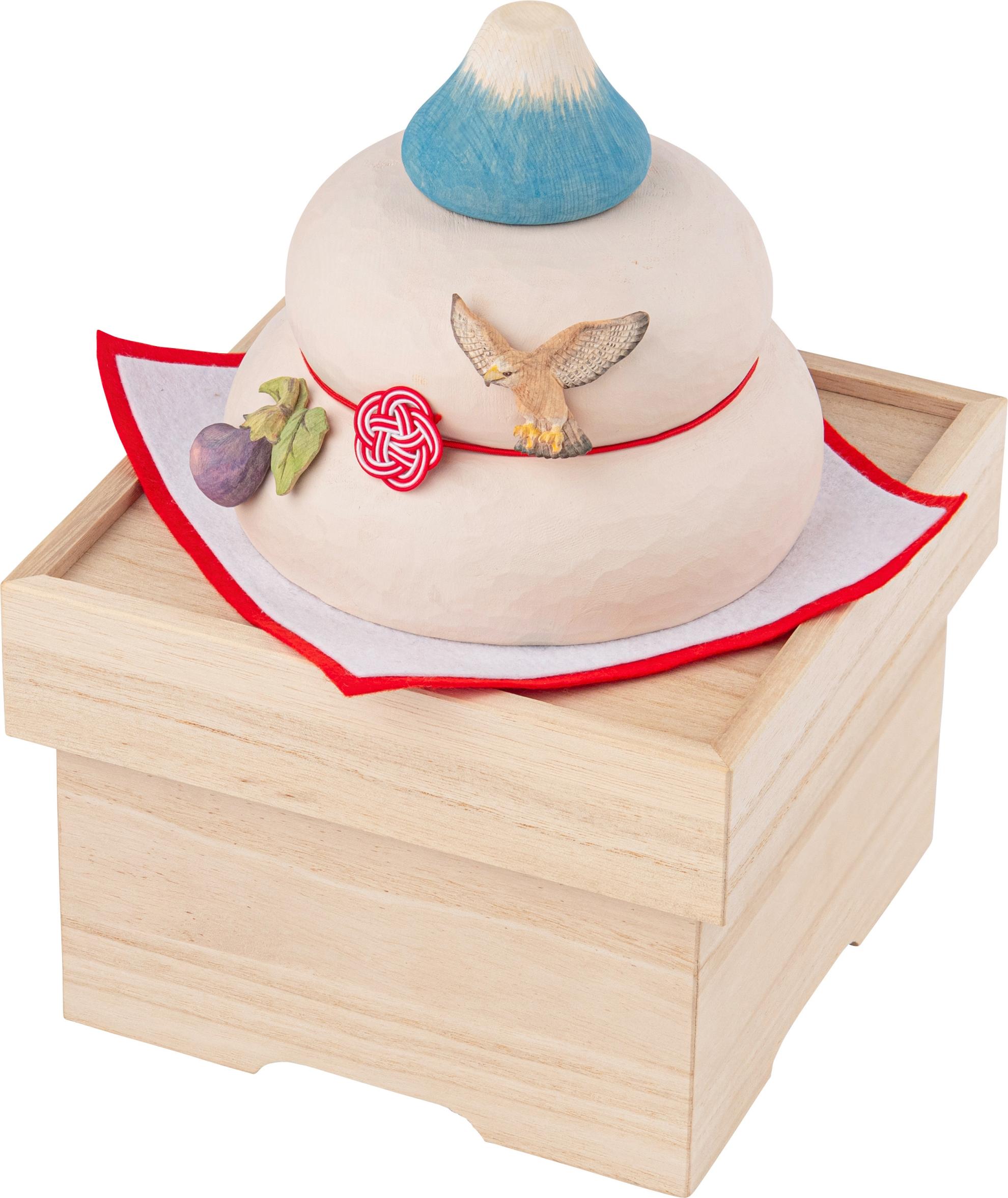 宝来宝来神社御祈祷『初夢木彫り鏡餅』 | 2枚目